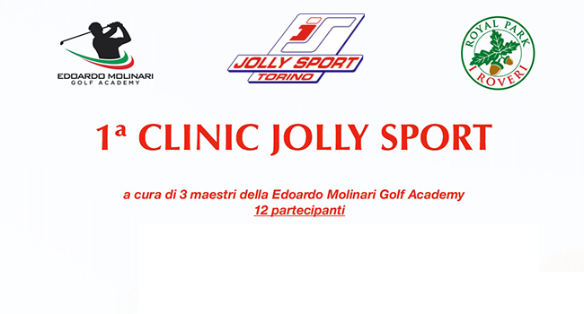 1° Golf Clinic Jolly Sport Royal Park i Roveri