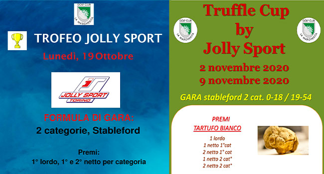 Trofeo Jolly sport e Truffle Cup